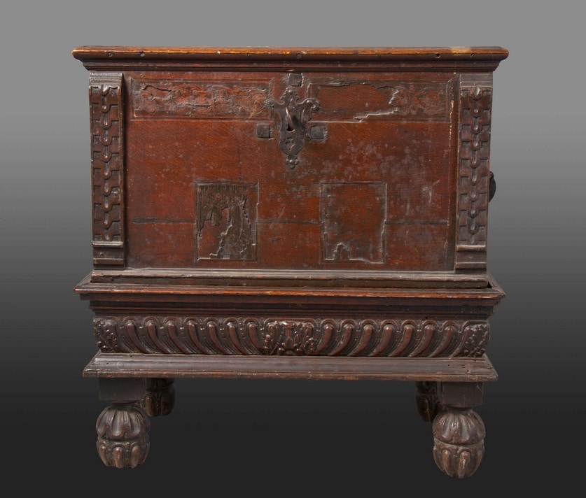 16th century oak on stand