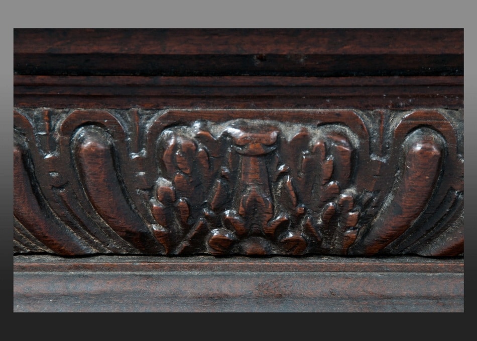 16th century oak on stand