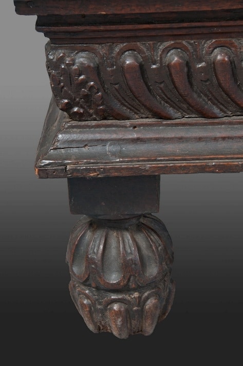 16th century oak on stand