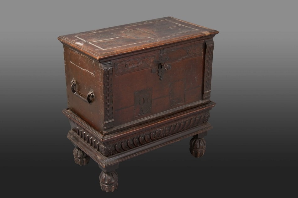 16th century oak on stand