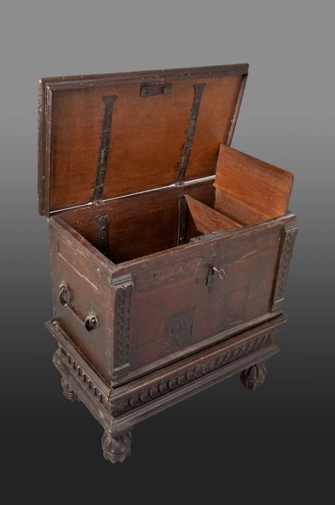 16th century oak on stand