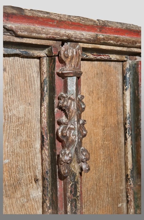 English medieval church screen section
