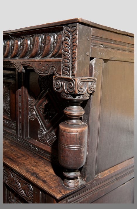 Charles I oak press cupboard