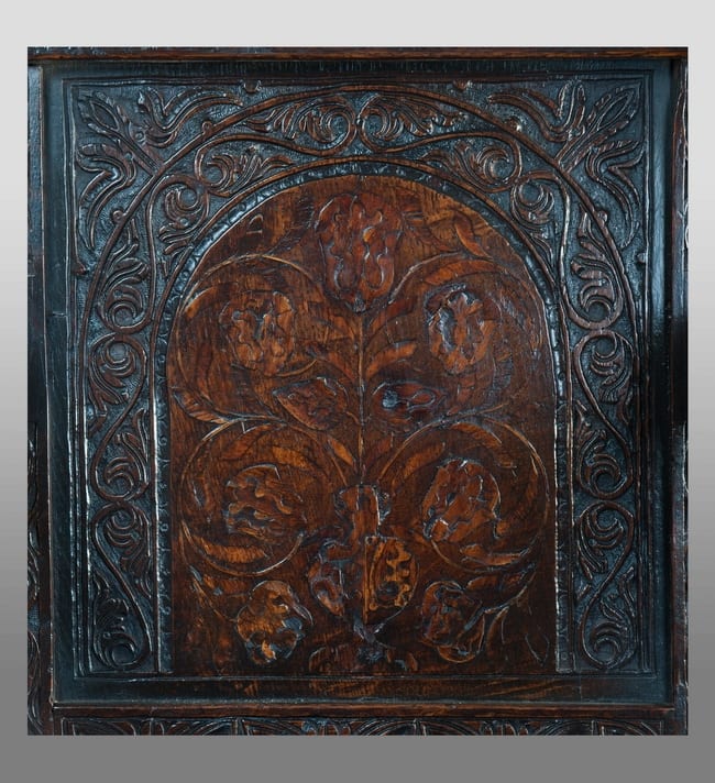 James I oak armchair