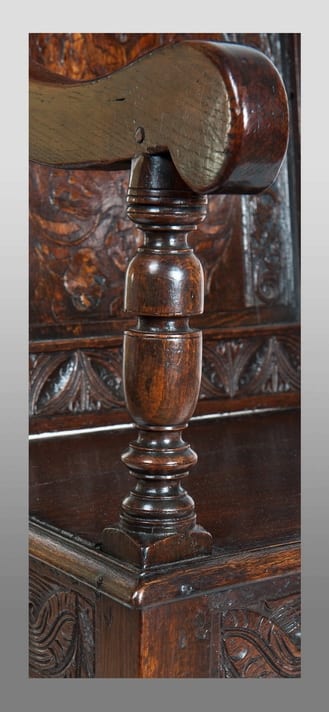James I oak armchair