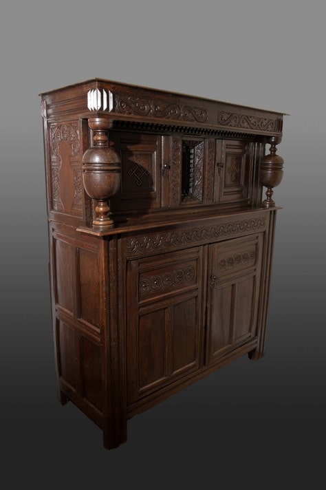 Elizabeth I oak press cupboard