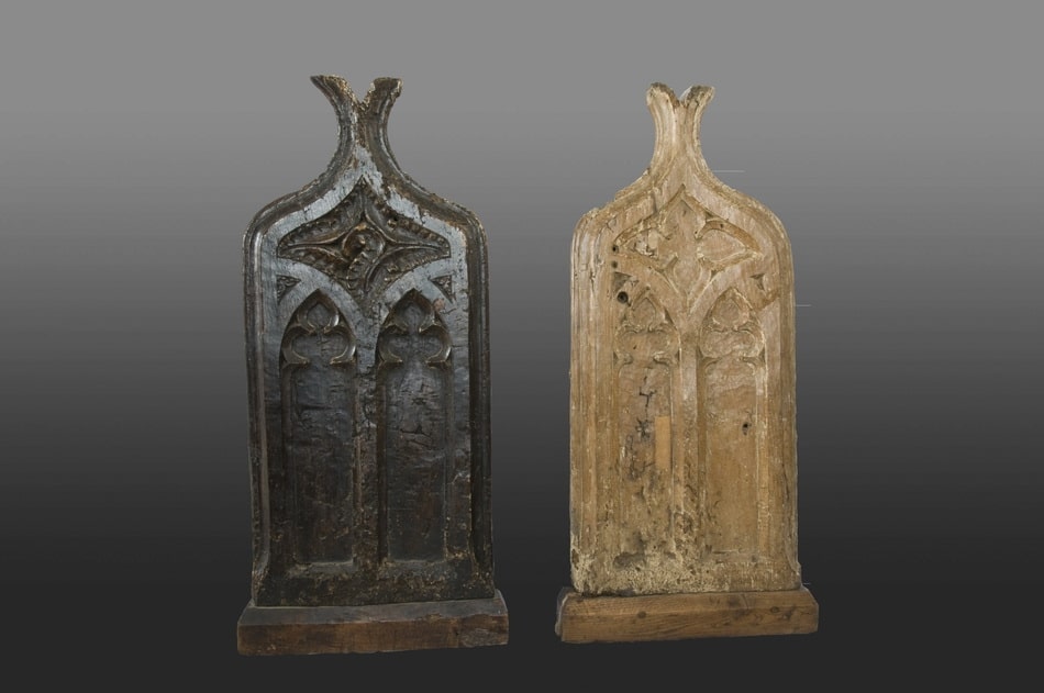 Late medieval carved bench ends