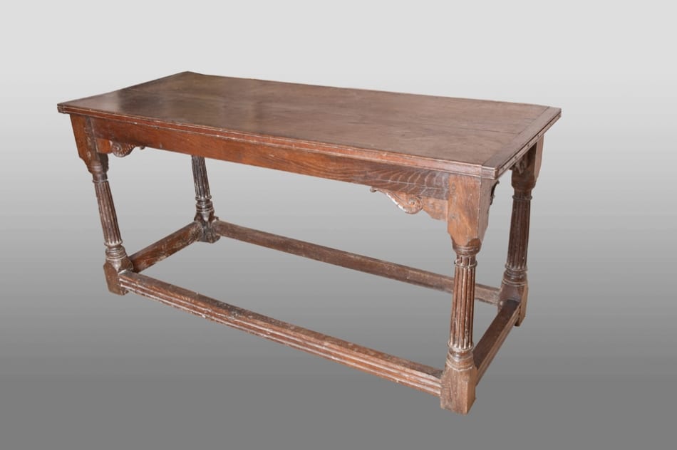 Elizabeth I oak serving table