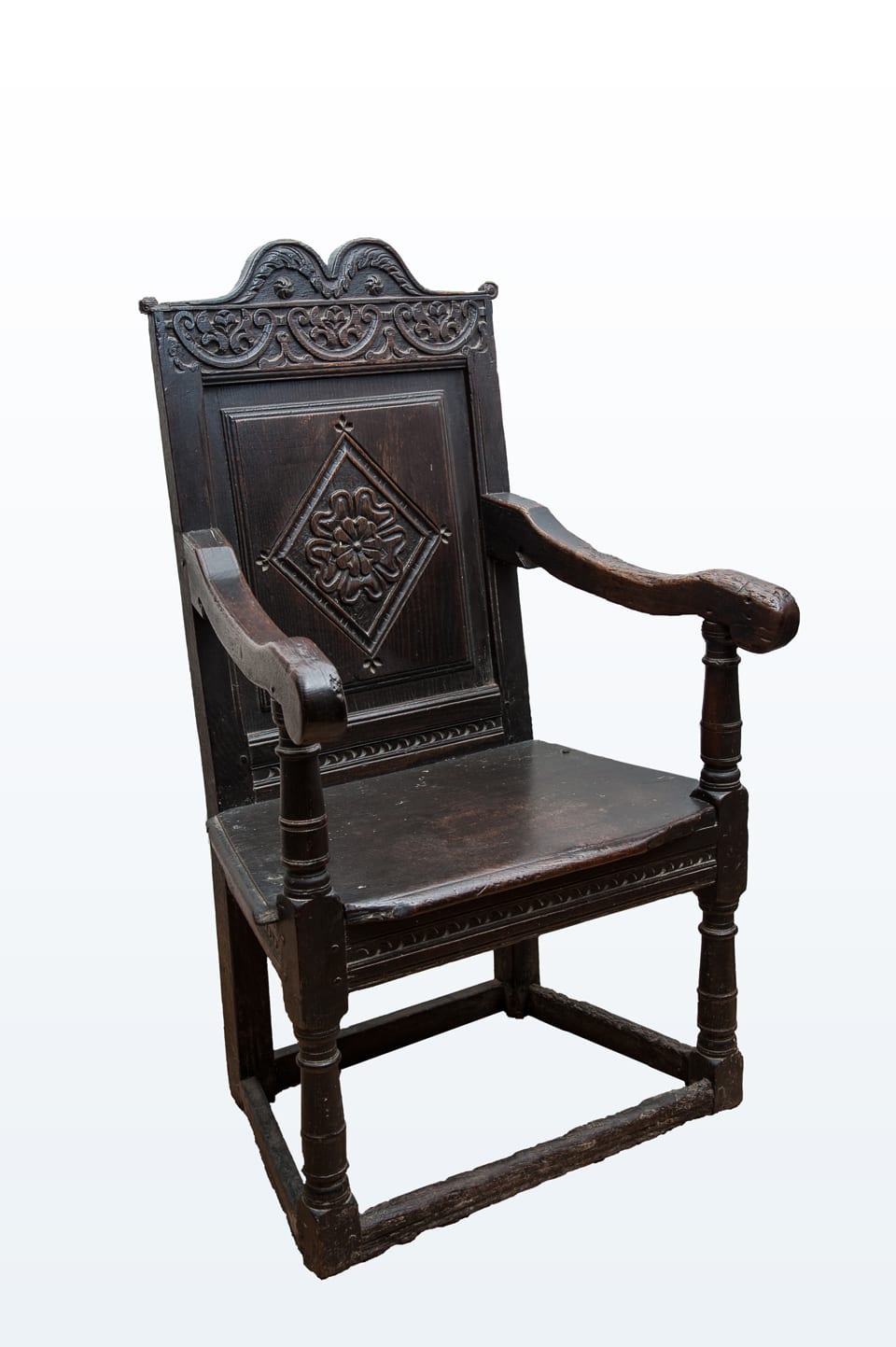 James I joined oak armchair