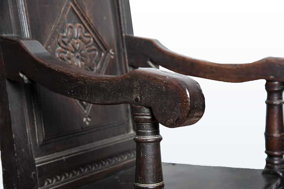 James I joined oak armchair