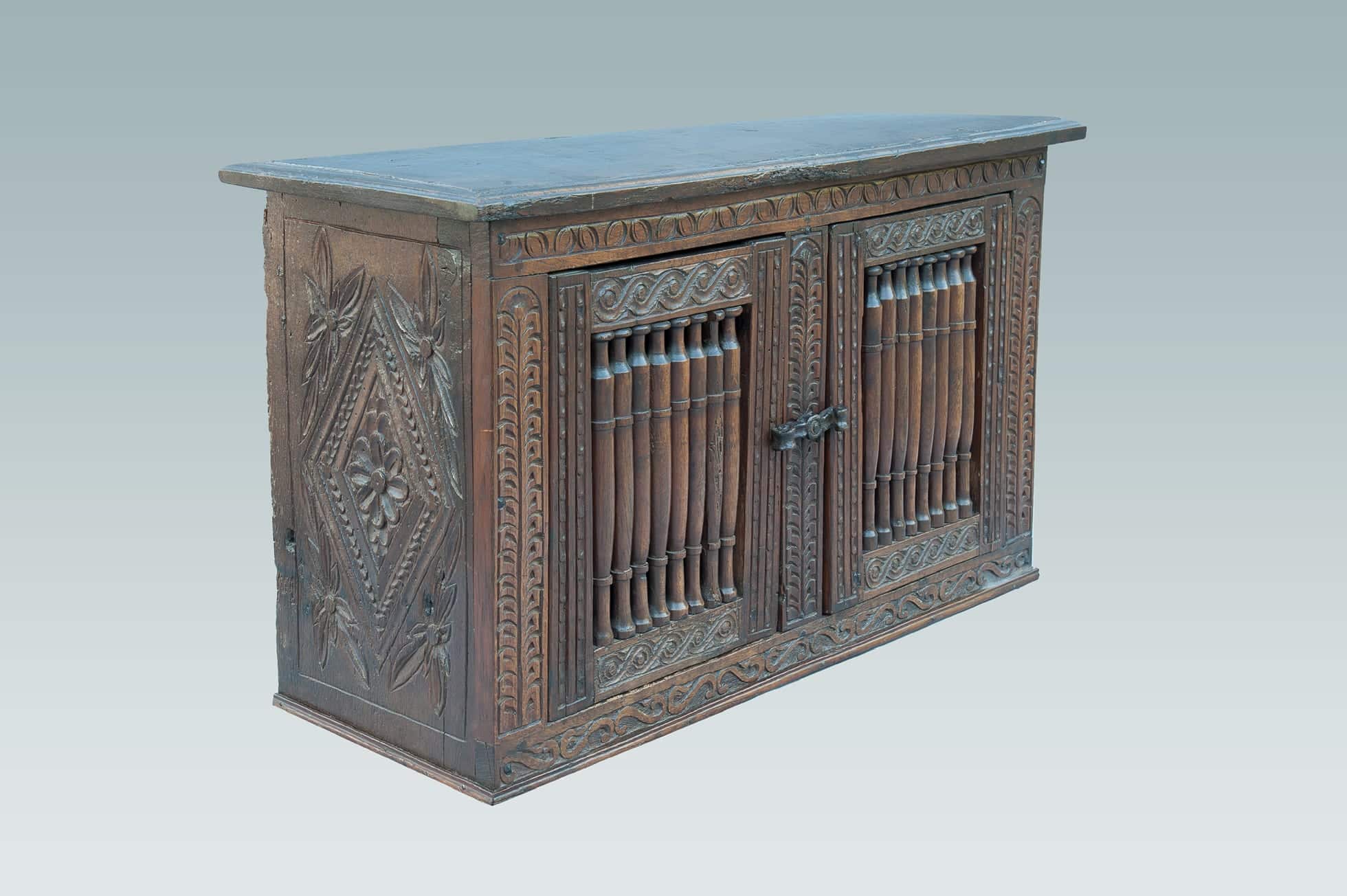 17th century mural livery cupboard