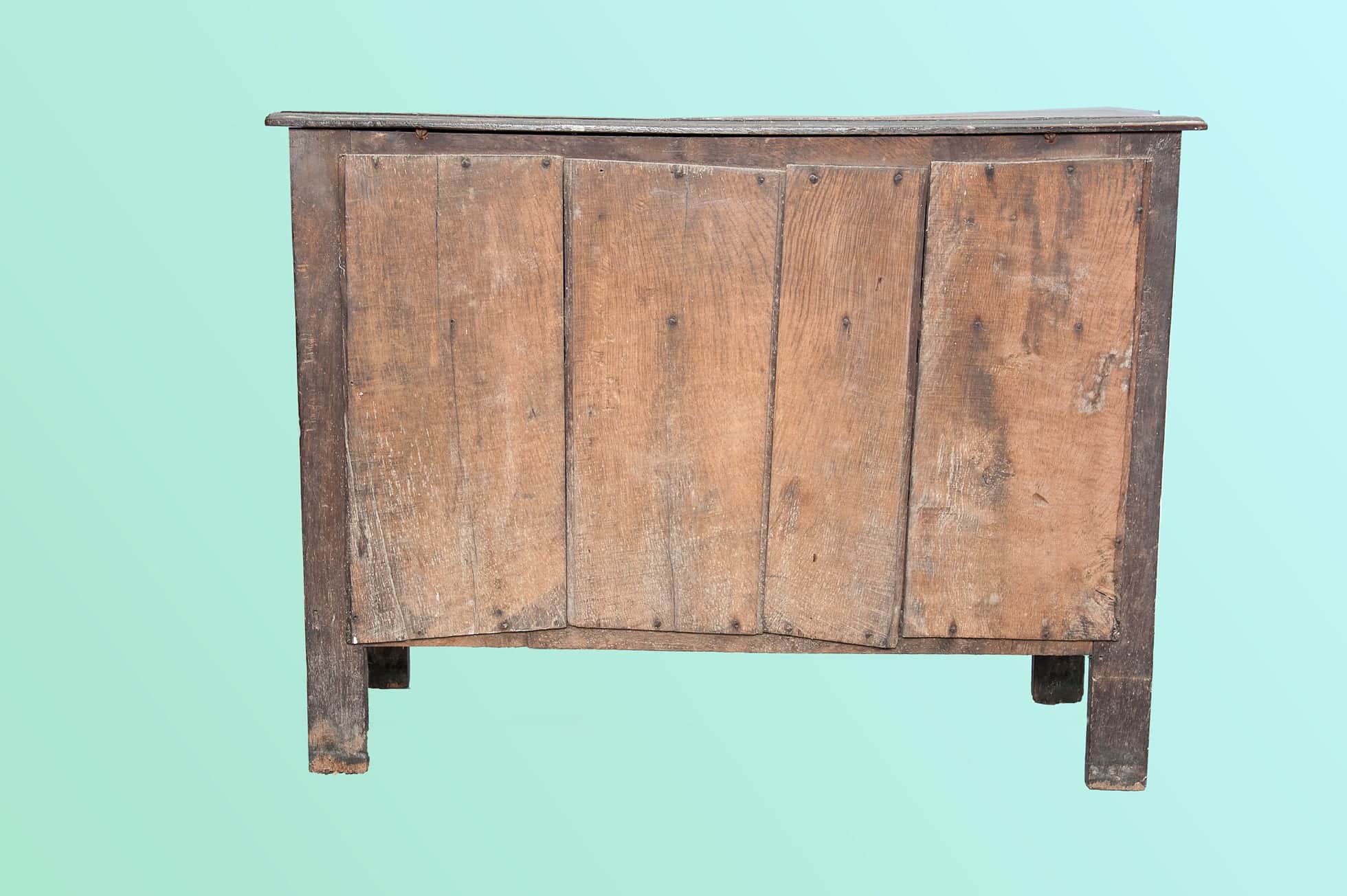 James I carved oak chest with drawers