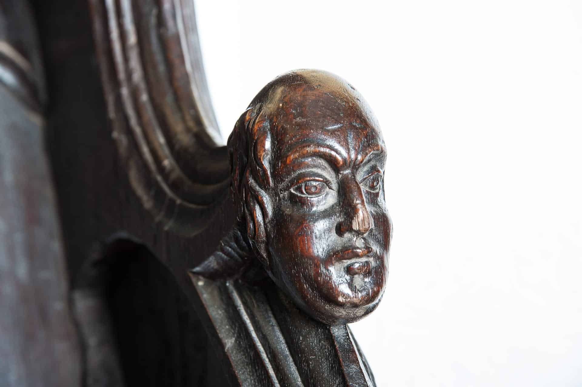 Medieval English choir stall