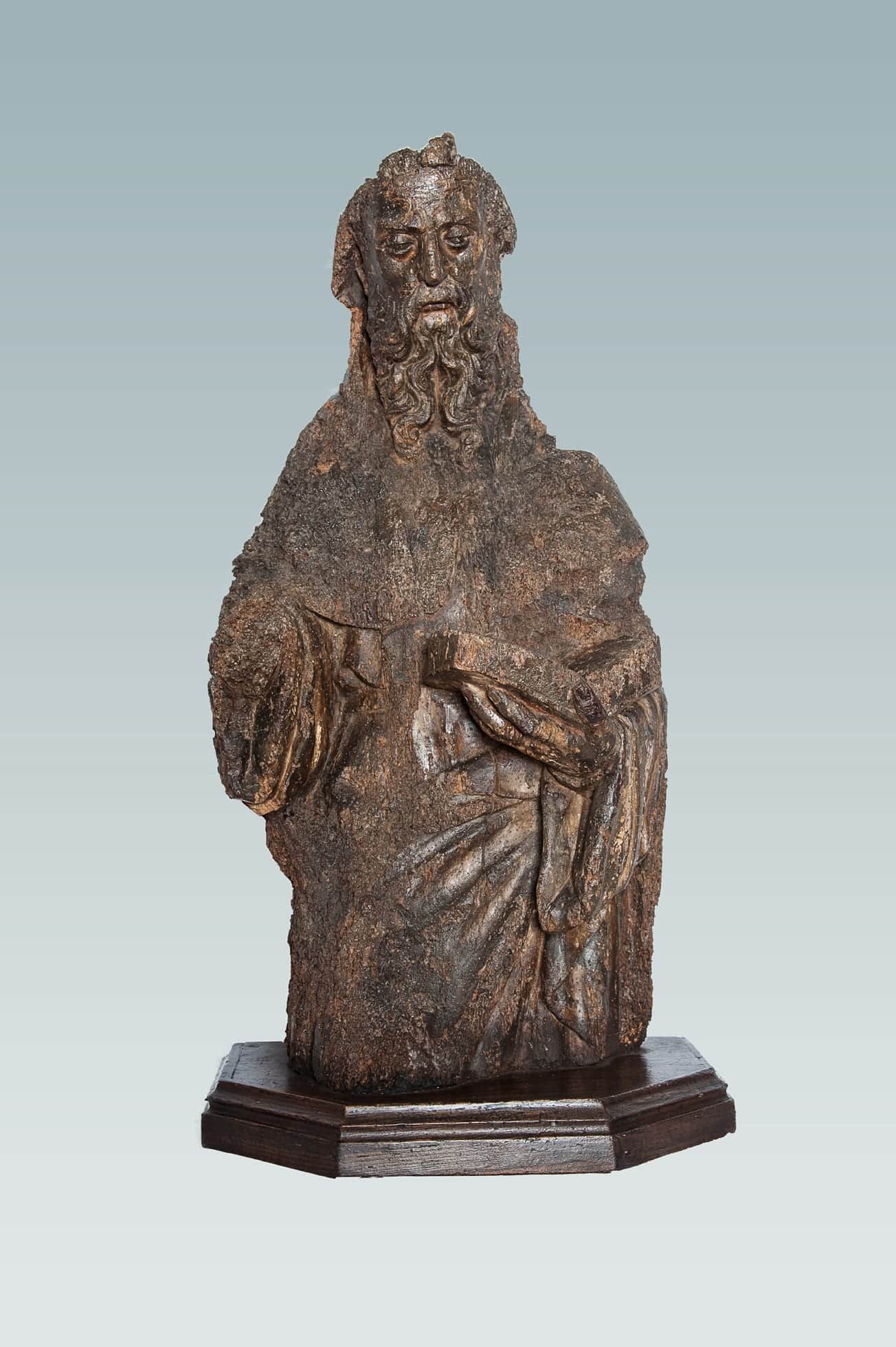 Gothic sculpture of St Anthony
