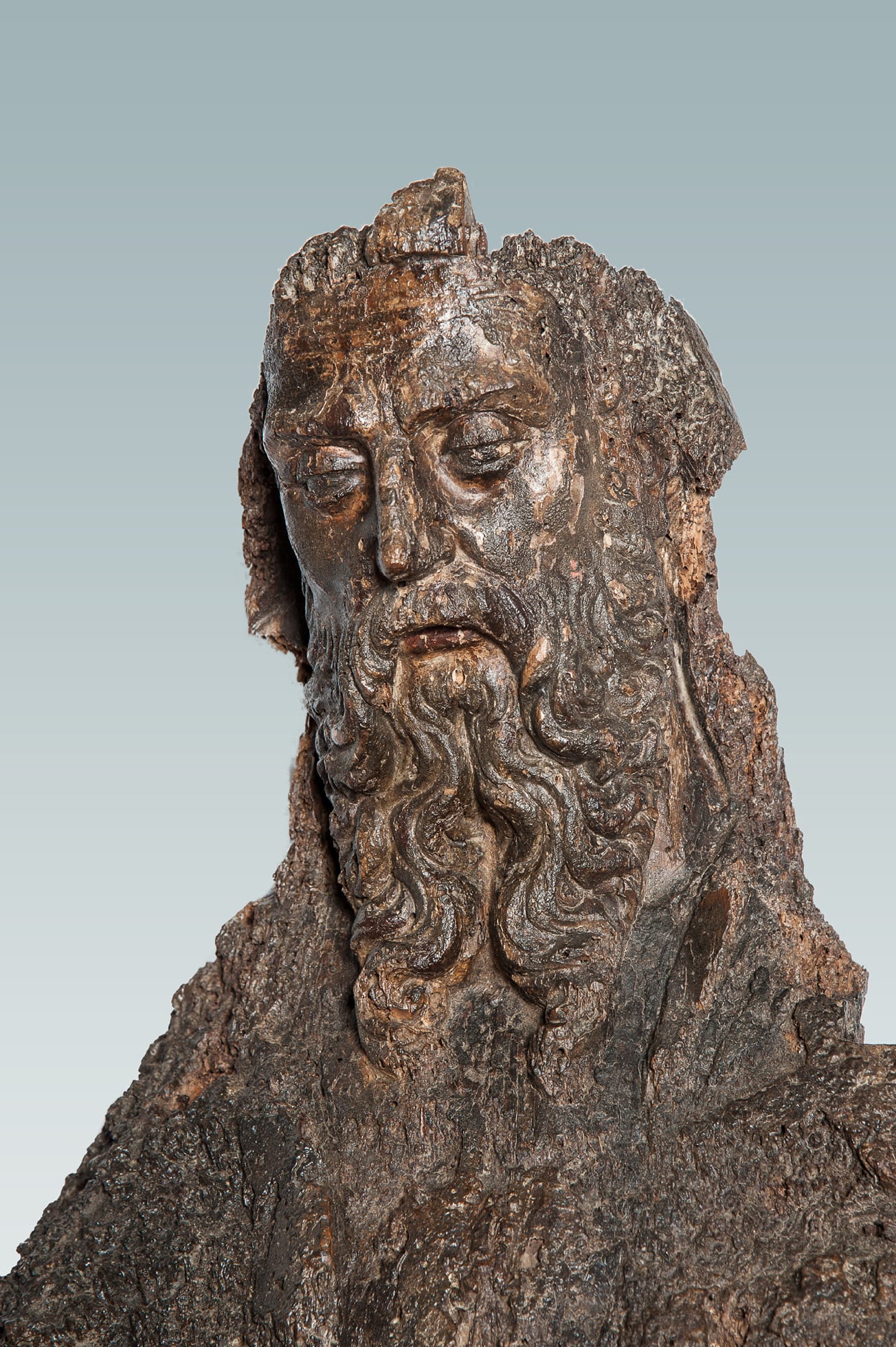 Gothic sculpture of St Anthony