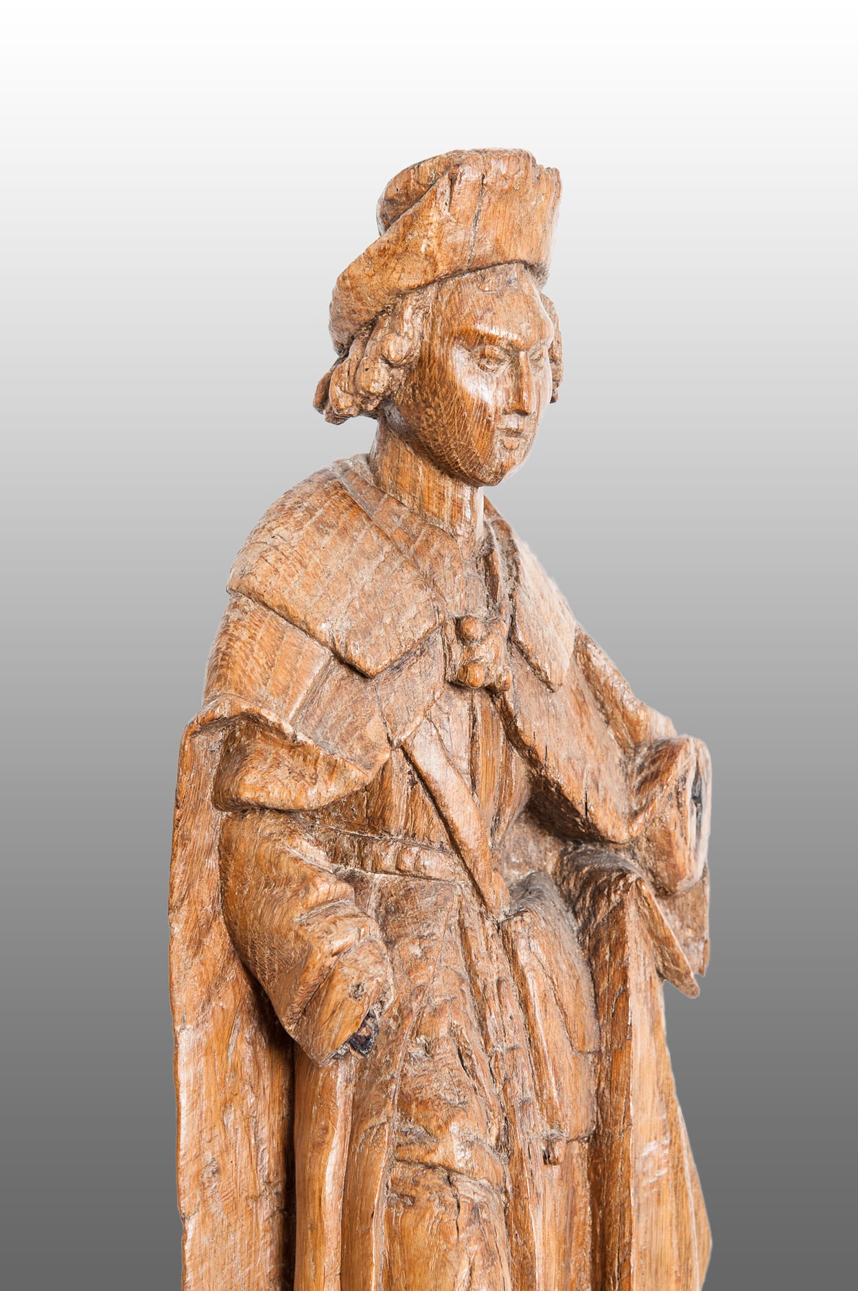 16th century sculpture of St Roche