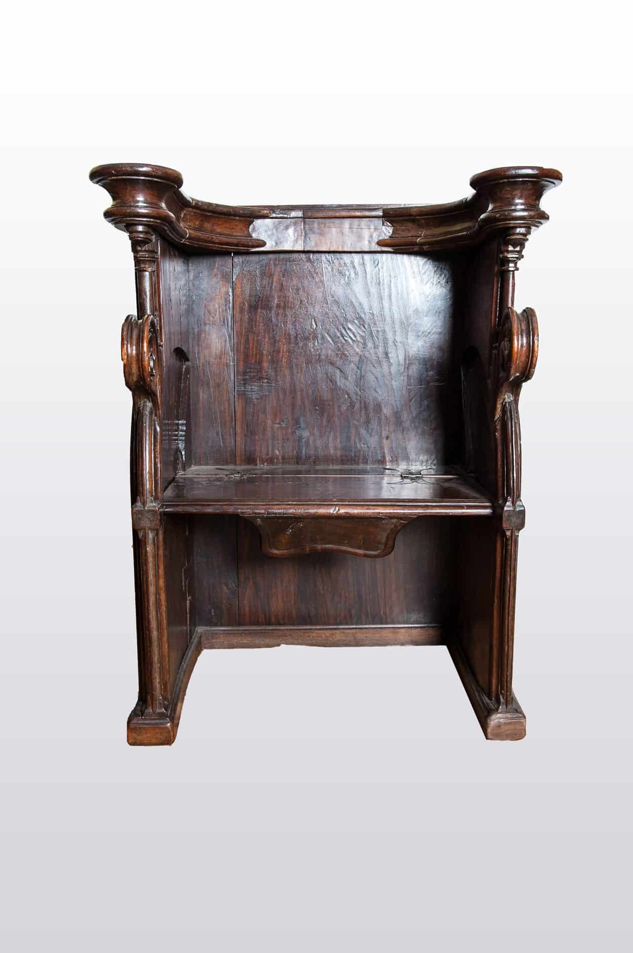 Gothic walnut choir stall