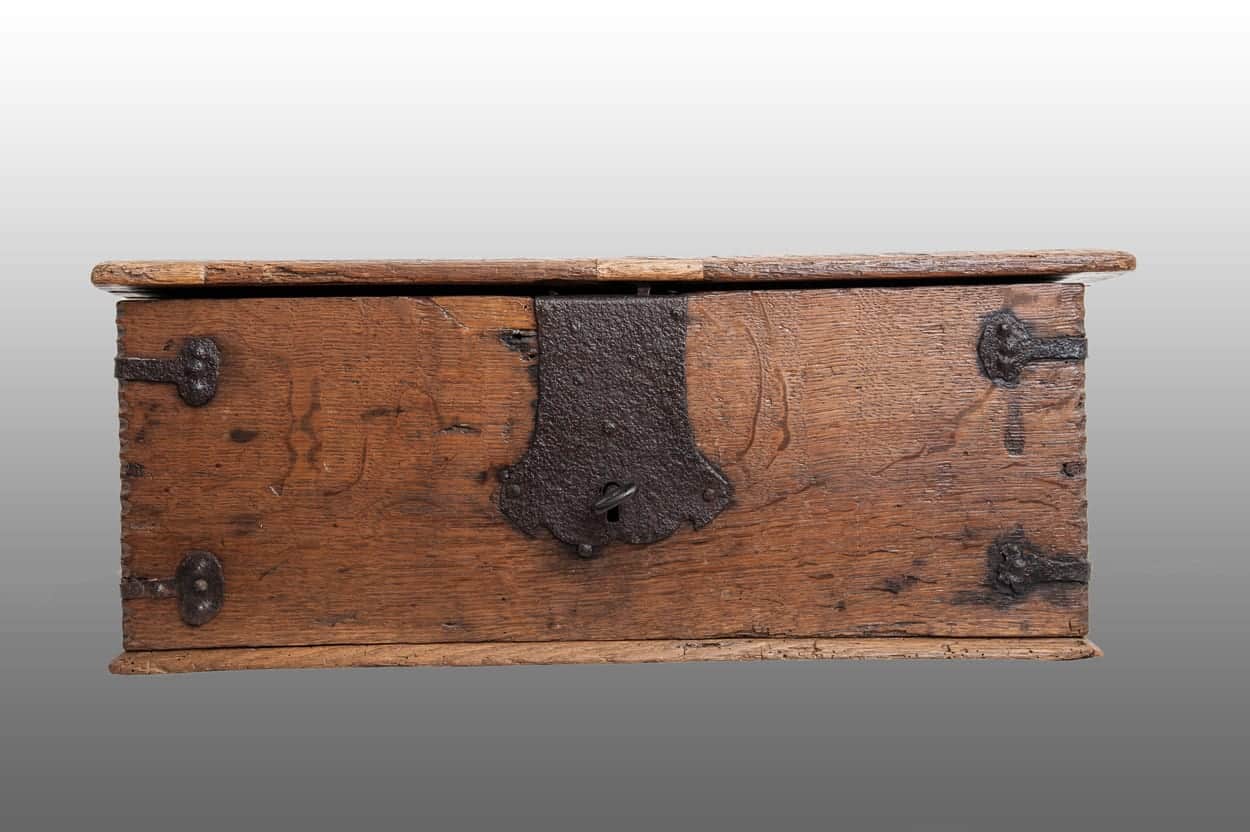 Gothic iron banded box