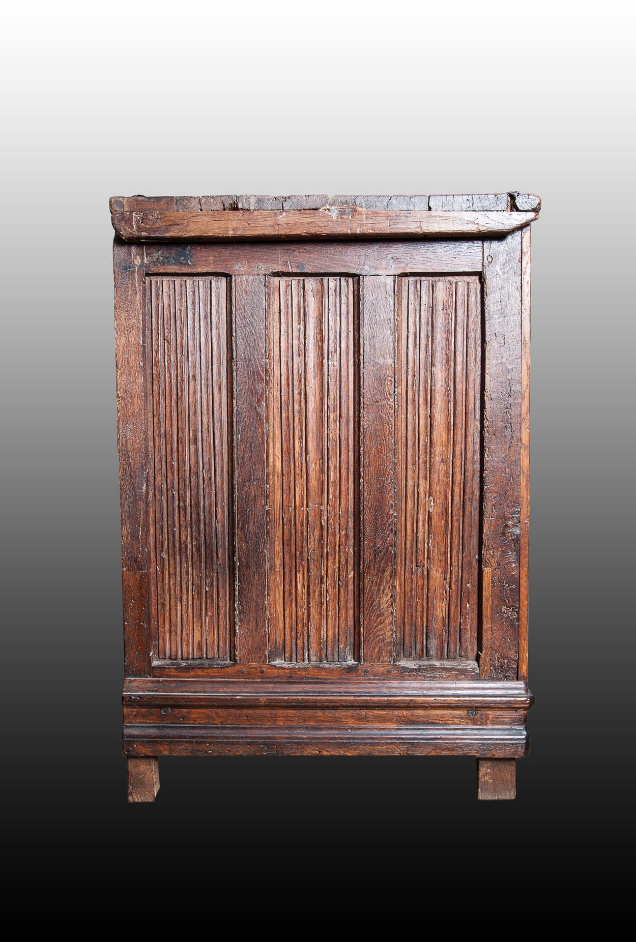 Gothic oak chest