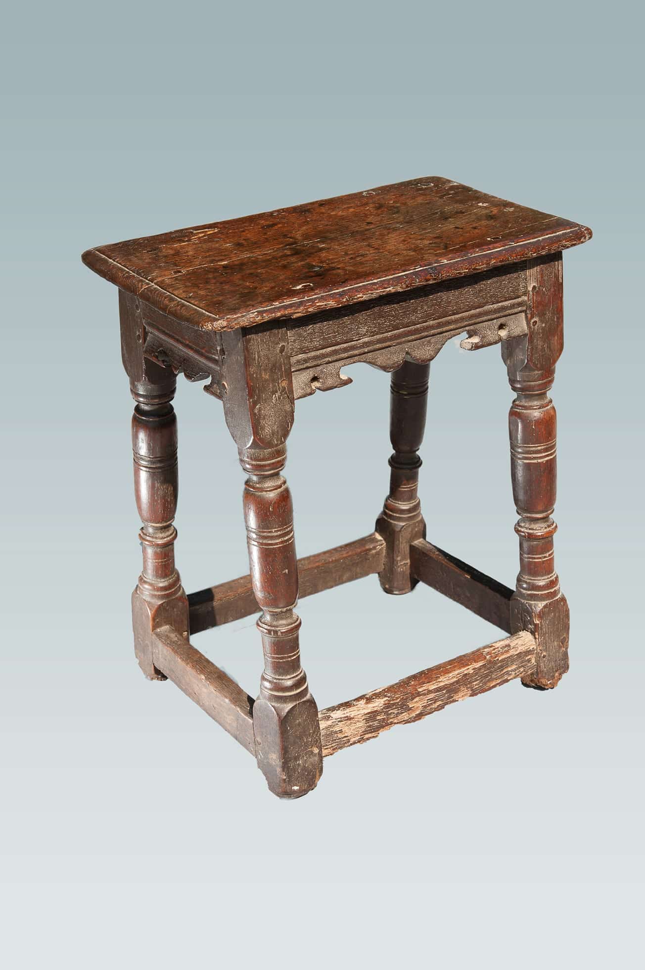 Charles I joined oak stool