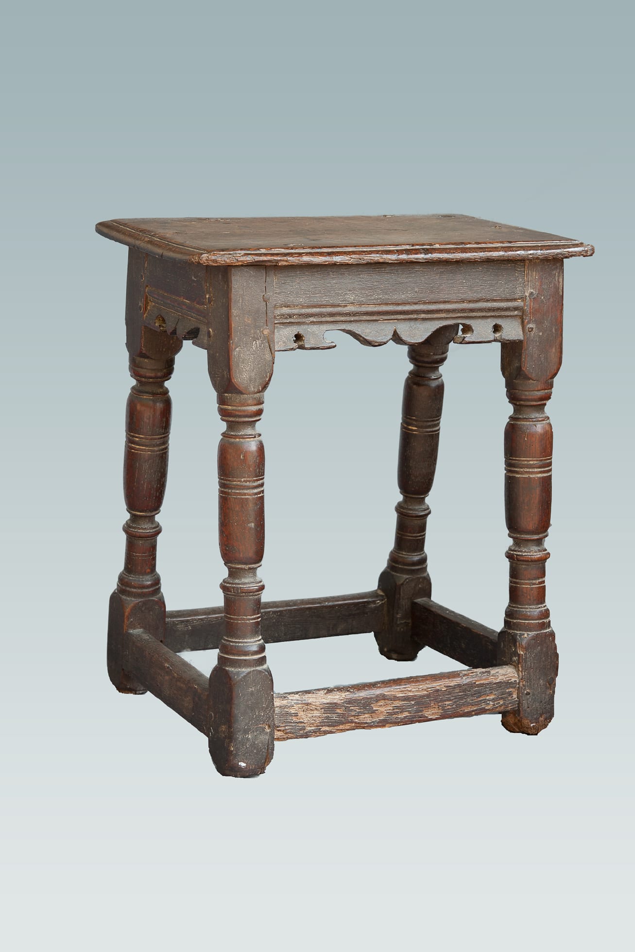 Charles I joined oak stool