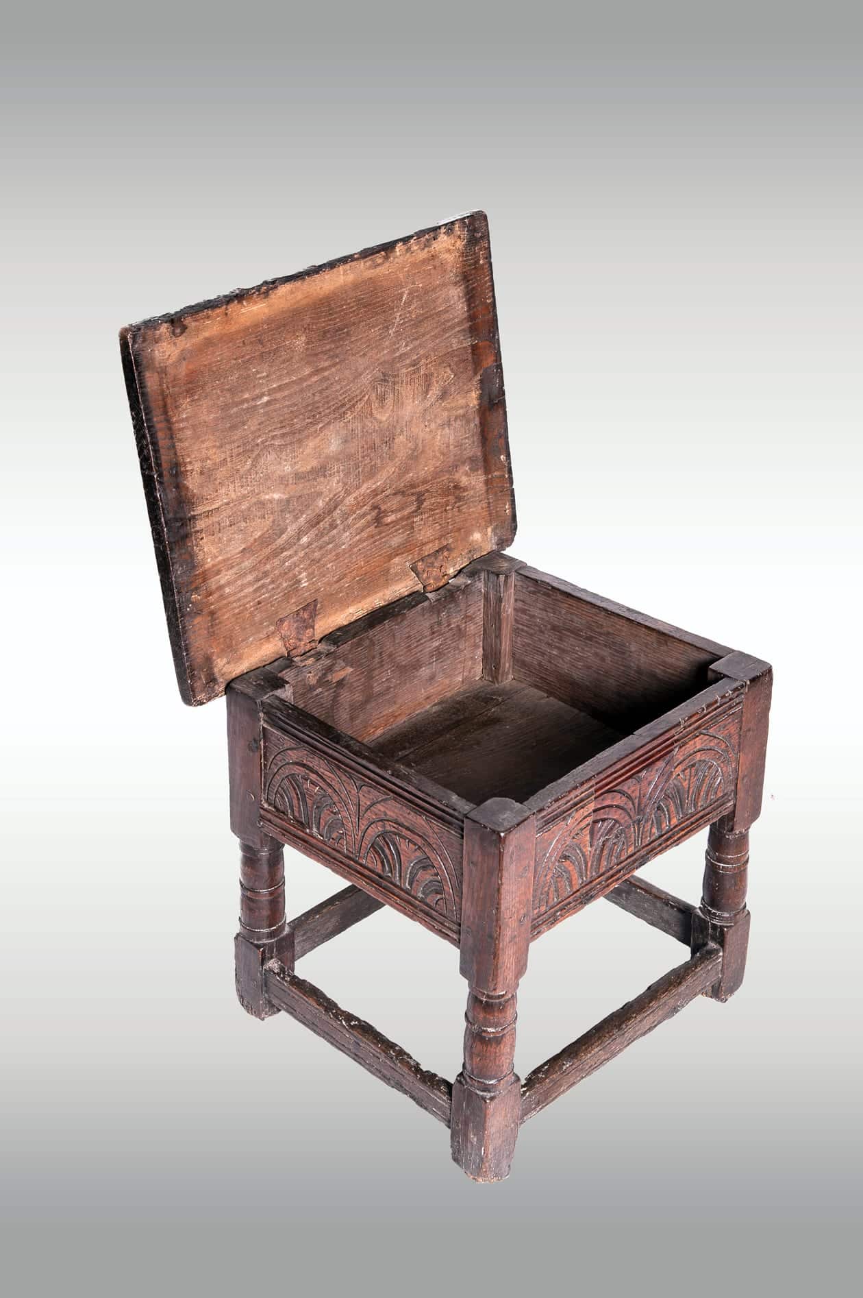 17th century box stool