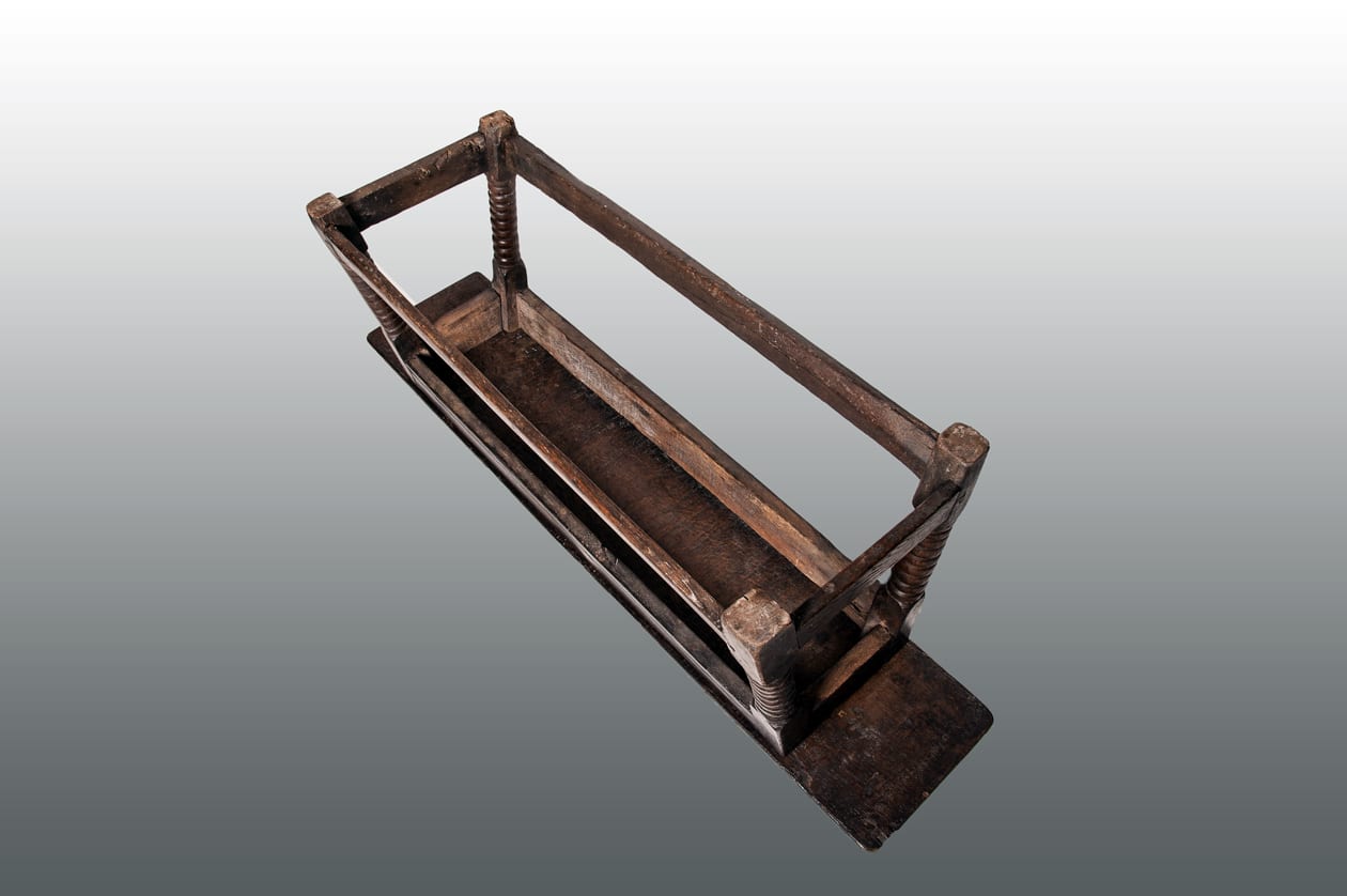 17th century joined oak bench