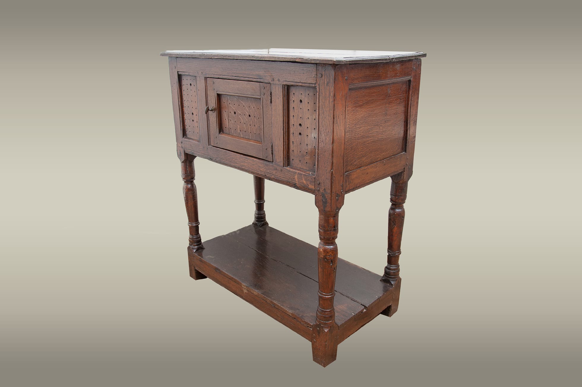 Charles II standing livery cupboard