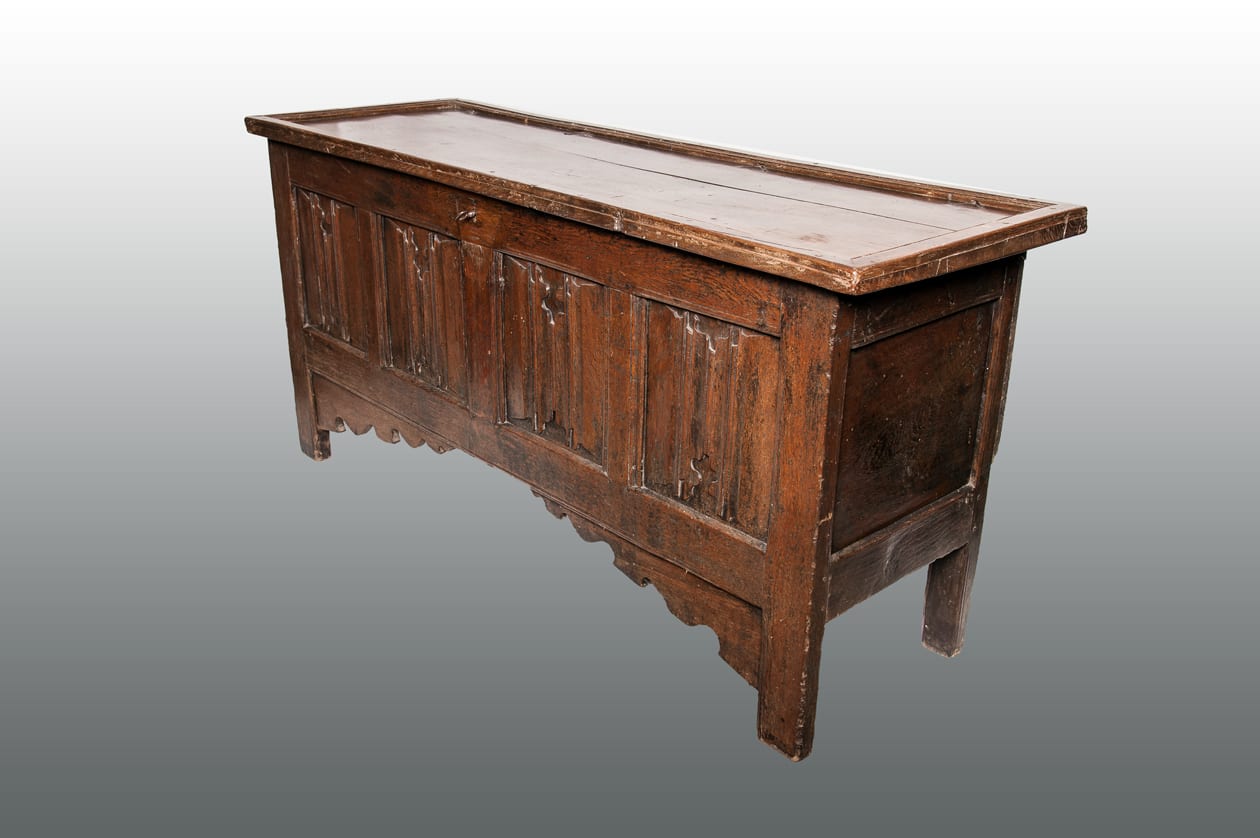 Henry VIII linenfold chest