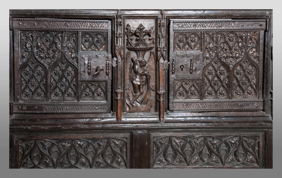Gothic carved dressoir