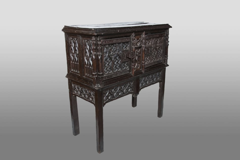 Gothic carved dressoir