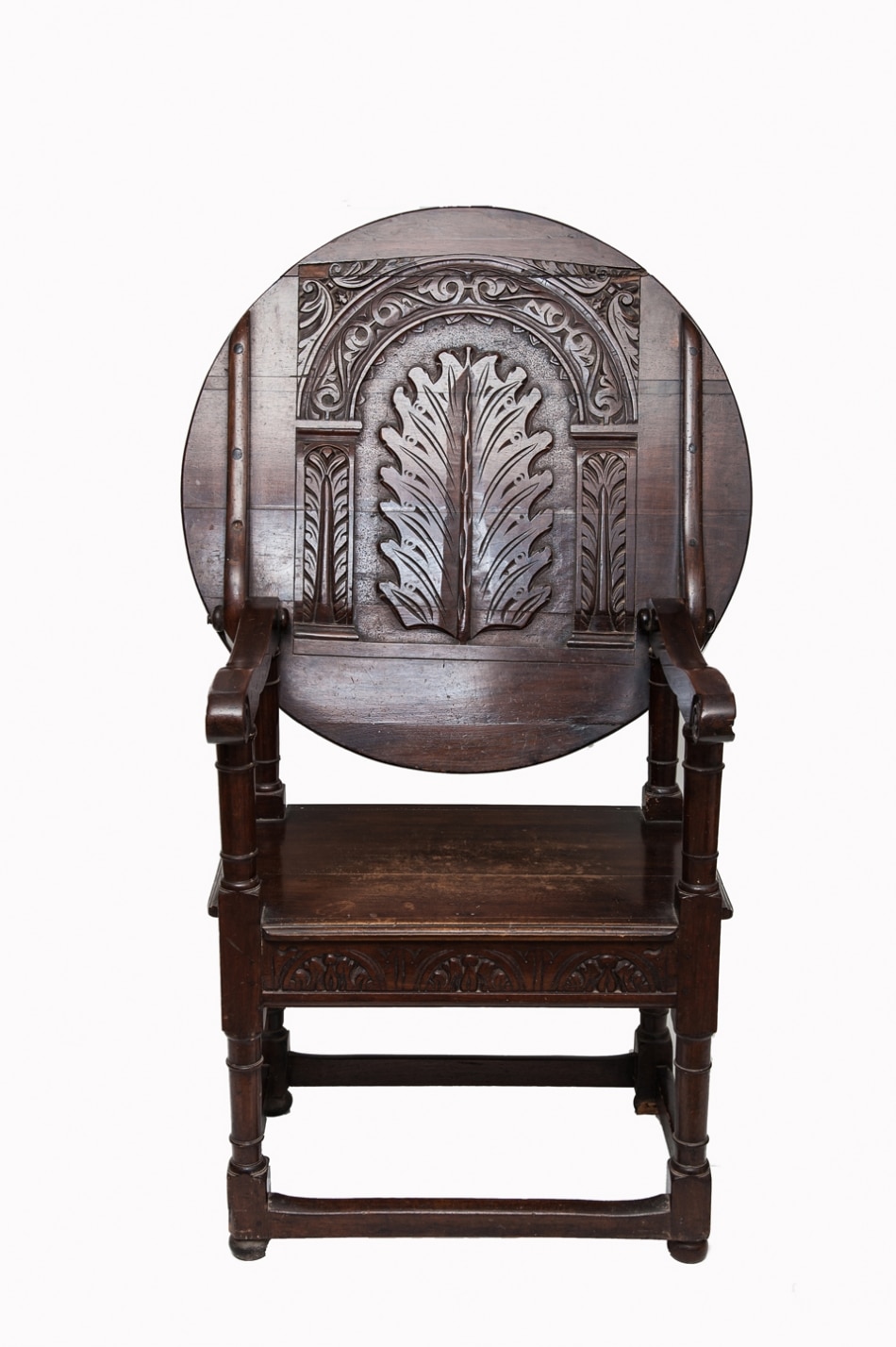 Charles II walnut chair table