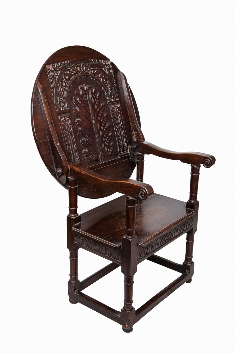 Charles II walnut chair table