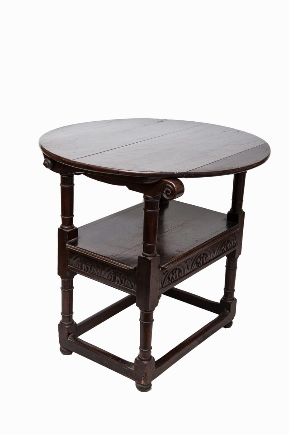 Charles II walnut chair table