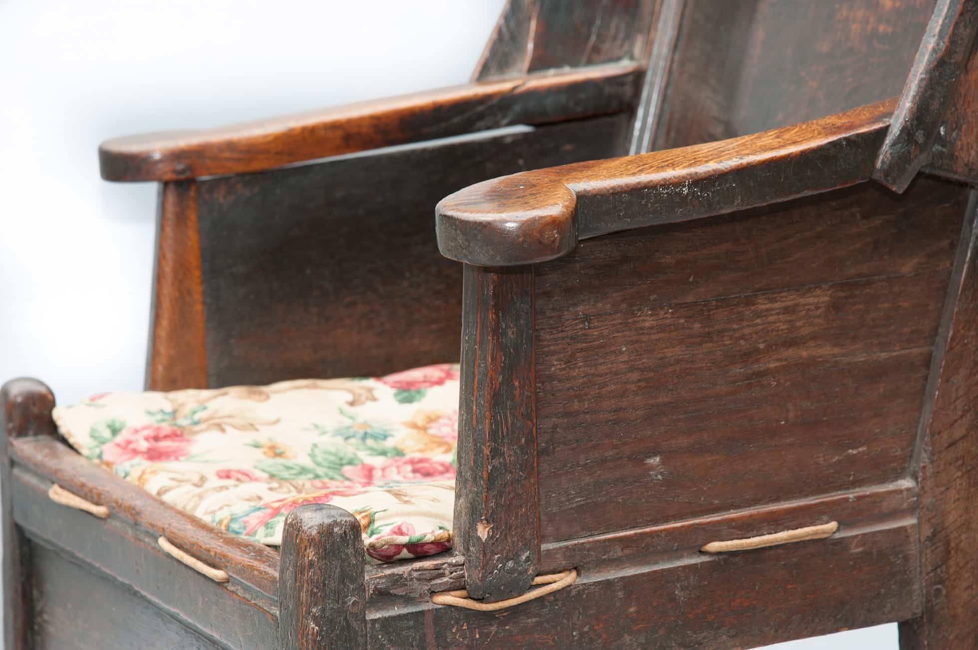 late 17th century lambing chair