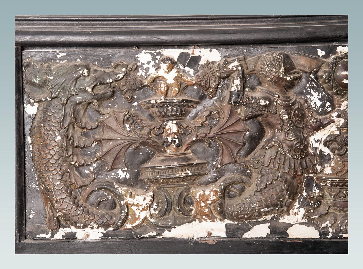 Tudor renaissance plaster frieze