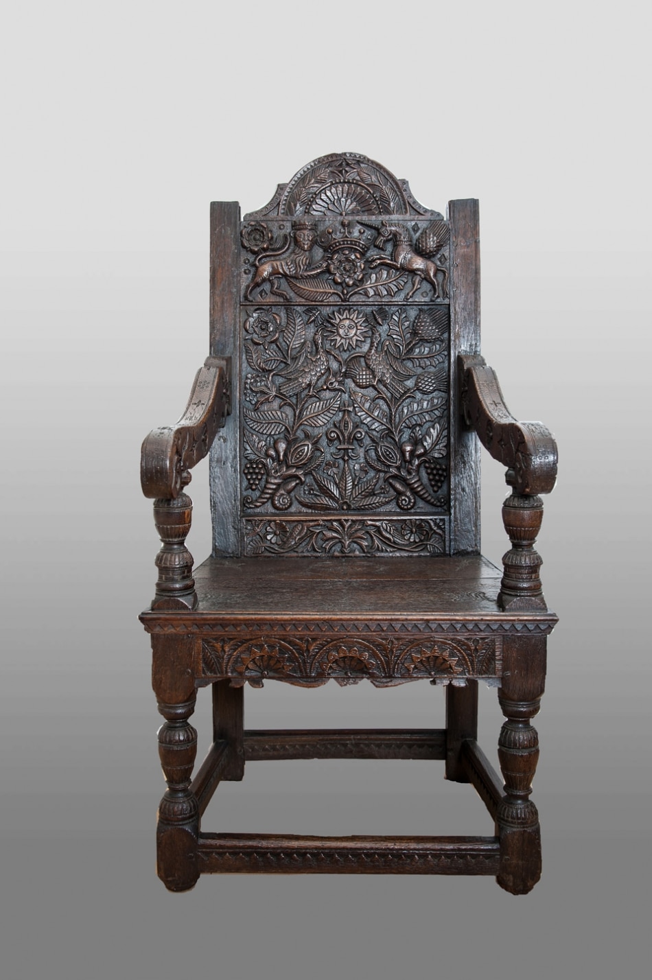 James I joined oak great chair