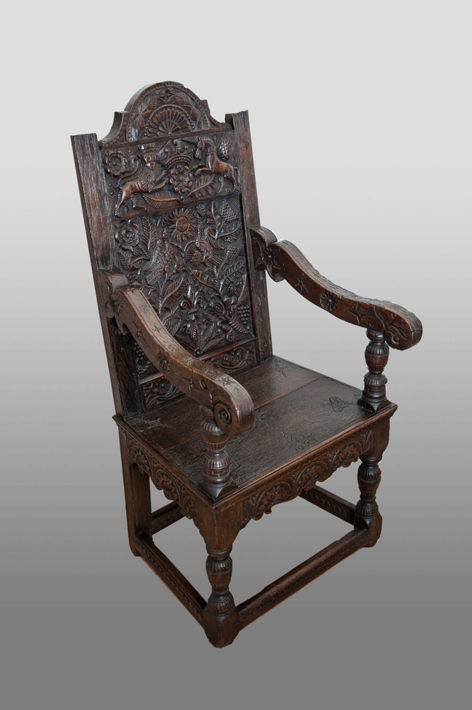 James I joined oak great chair