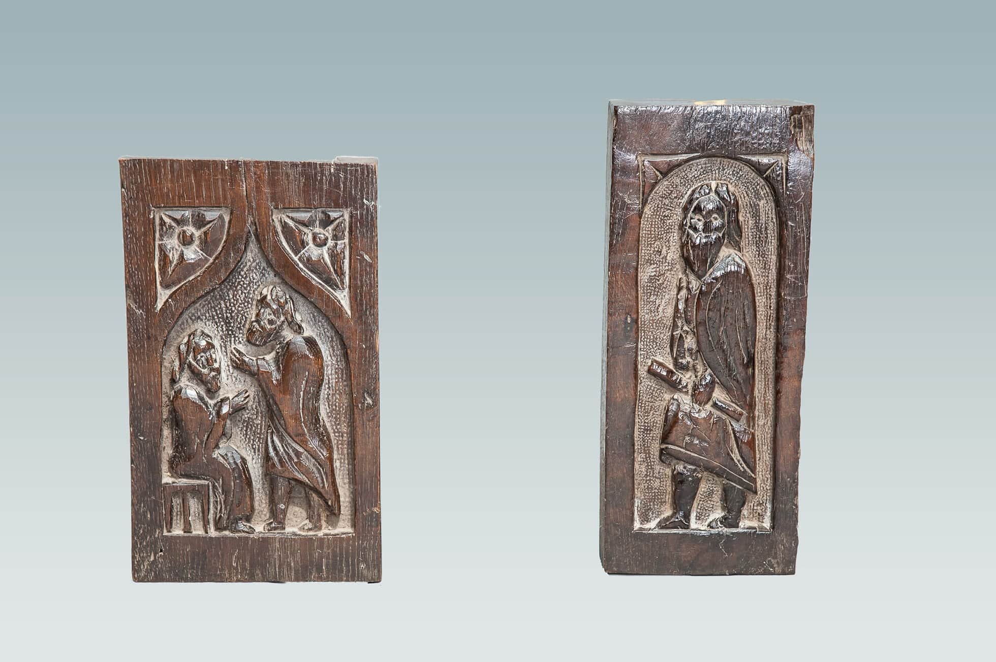 Pair of Medieval English panels