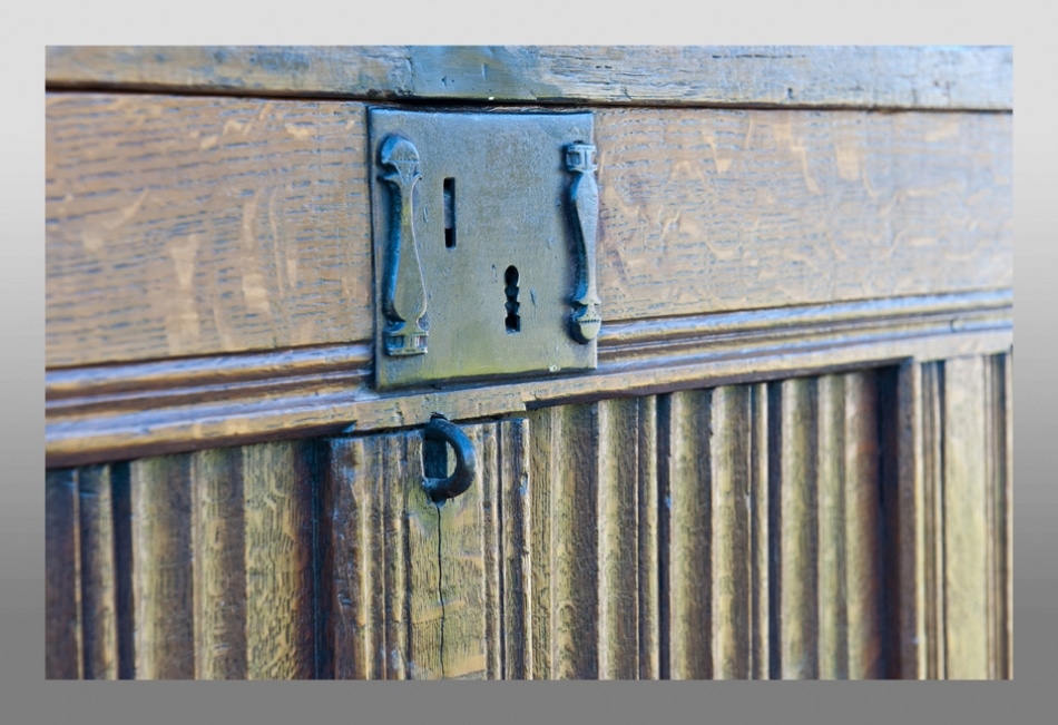 Elizabeth I joined oak chest