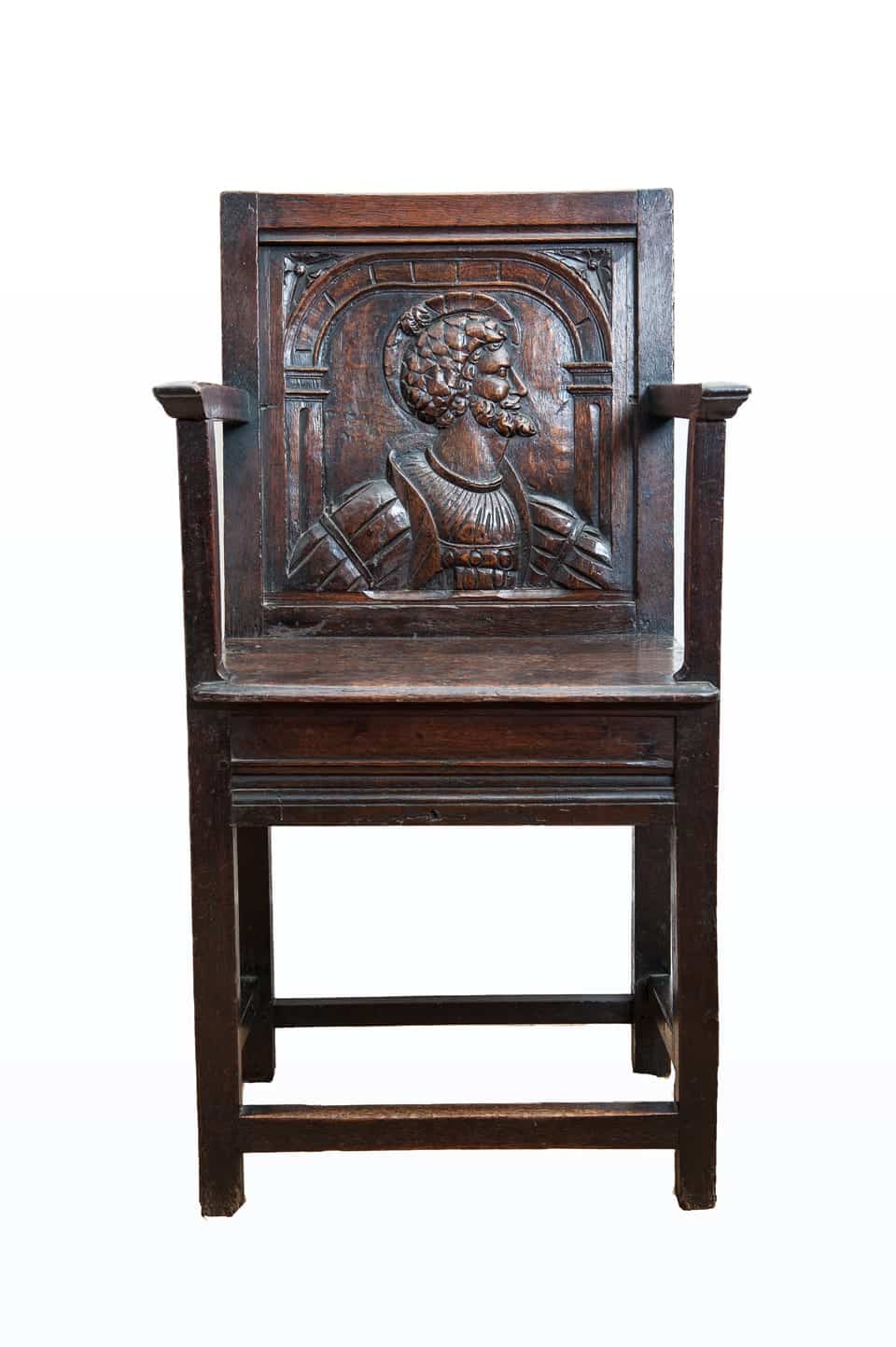 Henry VIII joined oak armchair