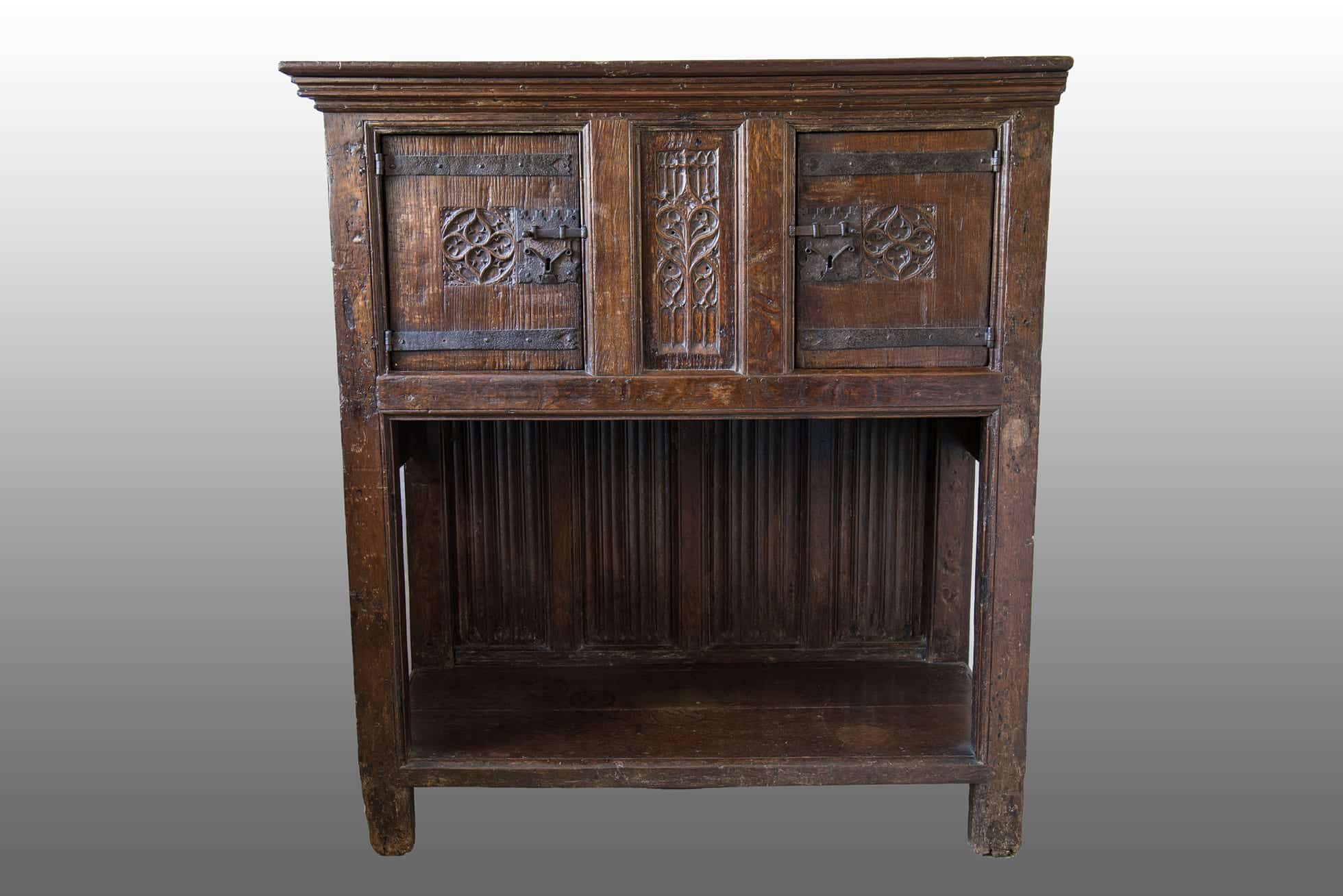 15th century French Gothic dressoir