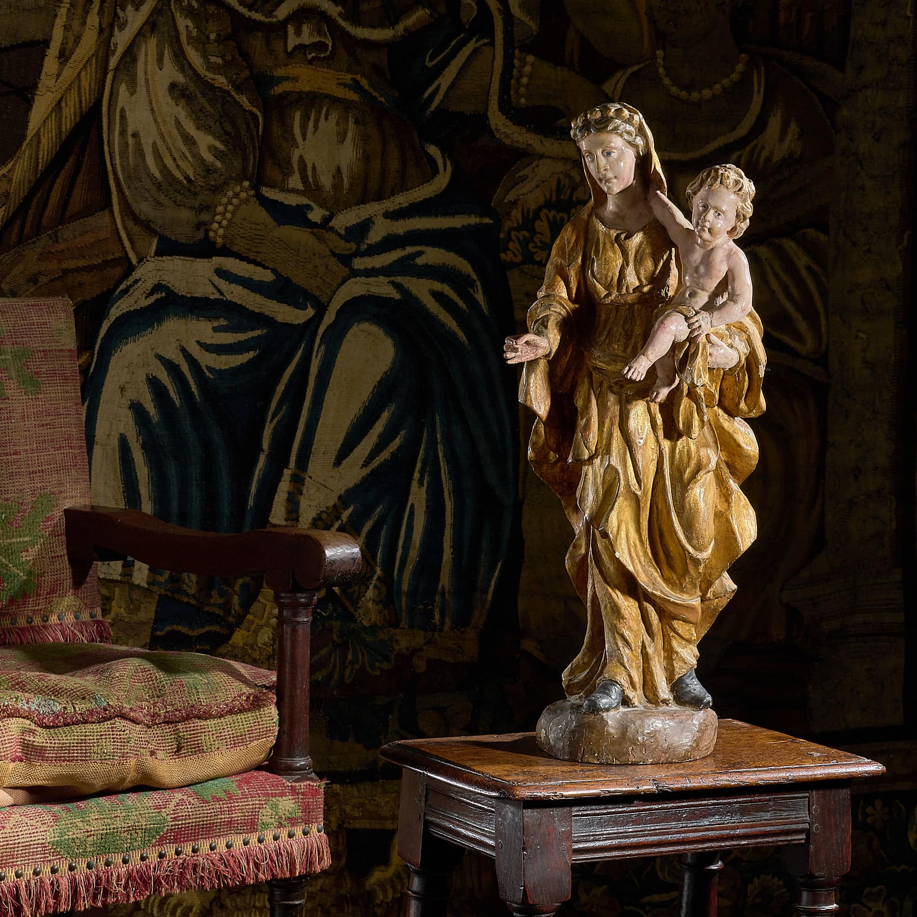 Virgin and Child sculpture
