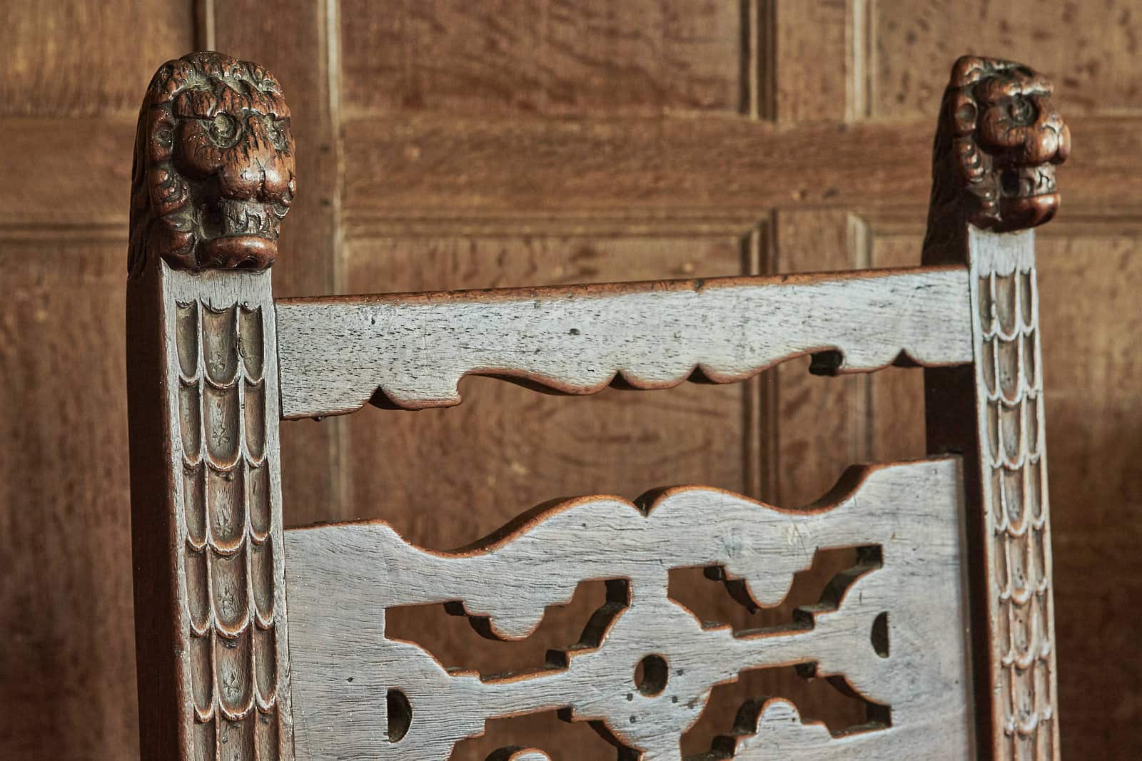 Early 17th century backstool