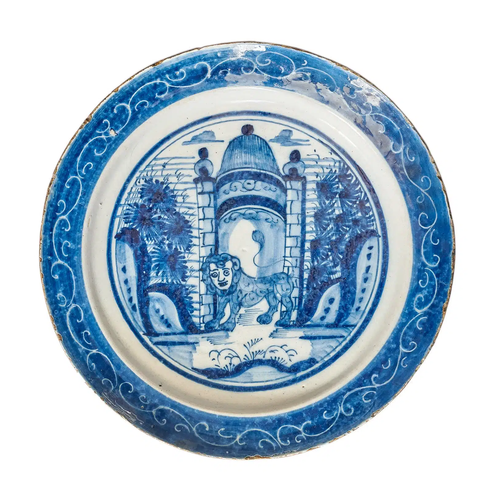 Late 17th century Delft charger