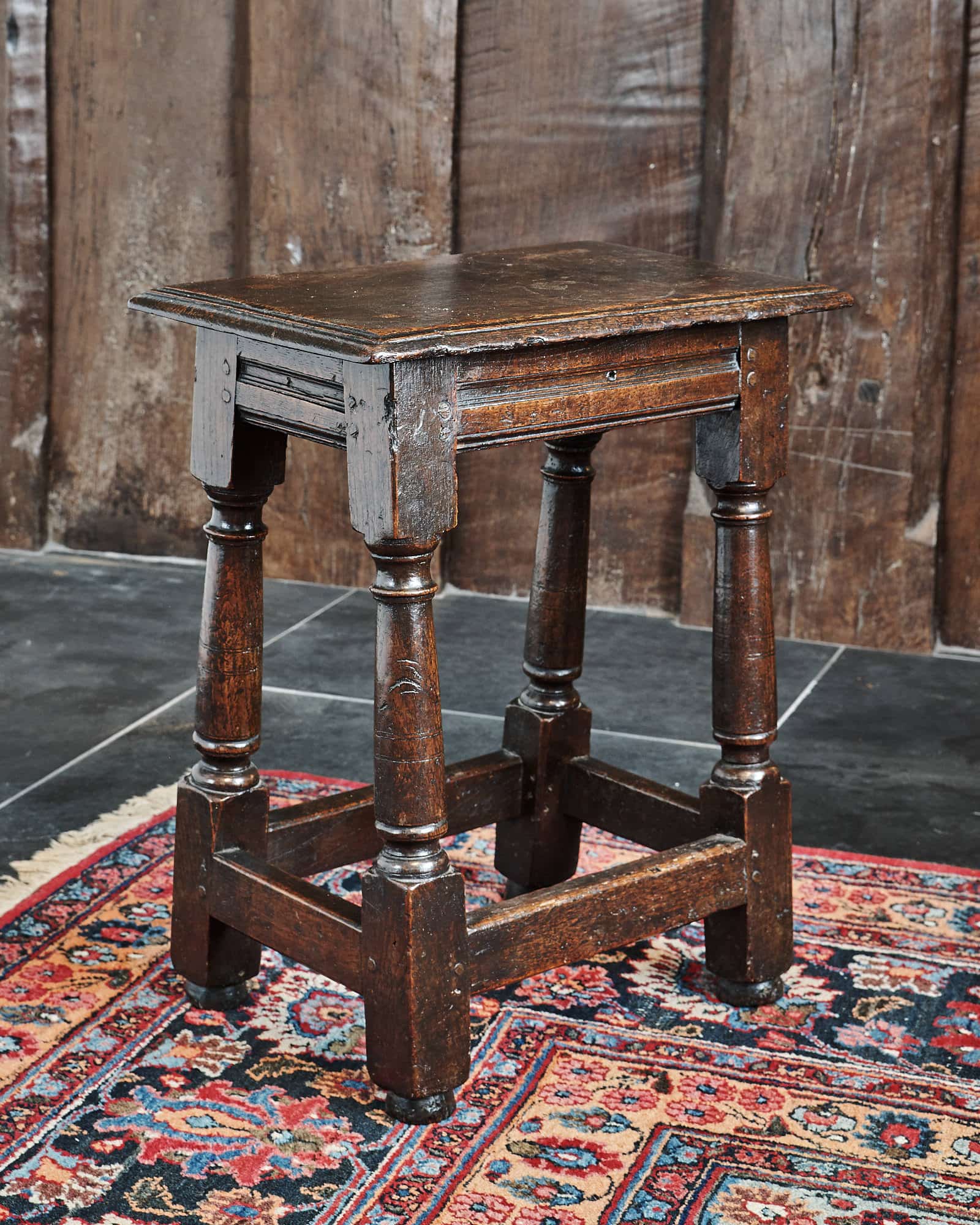 Charles I joined oak stool