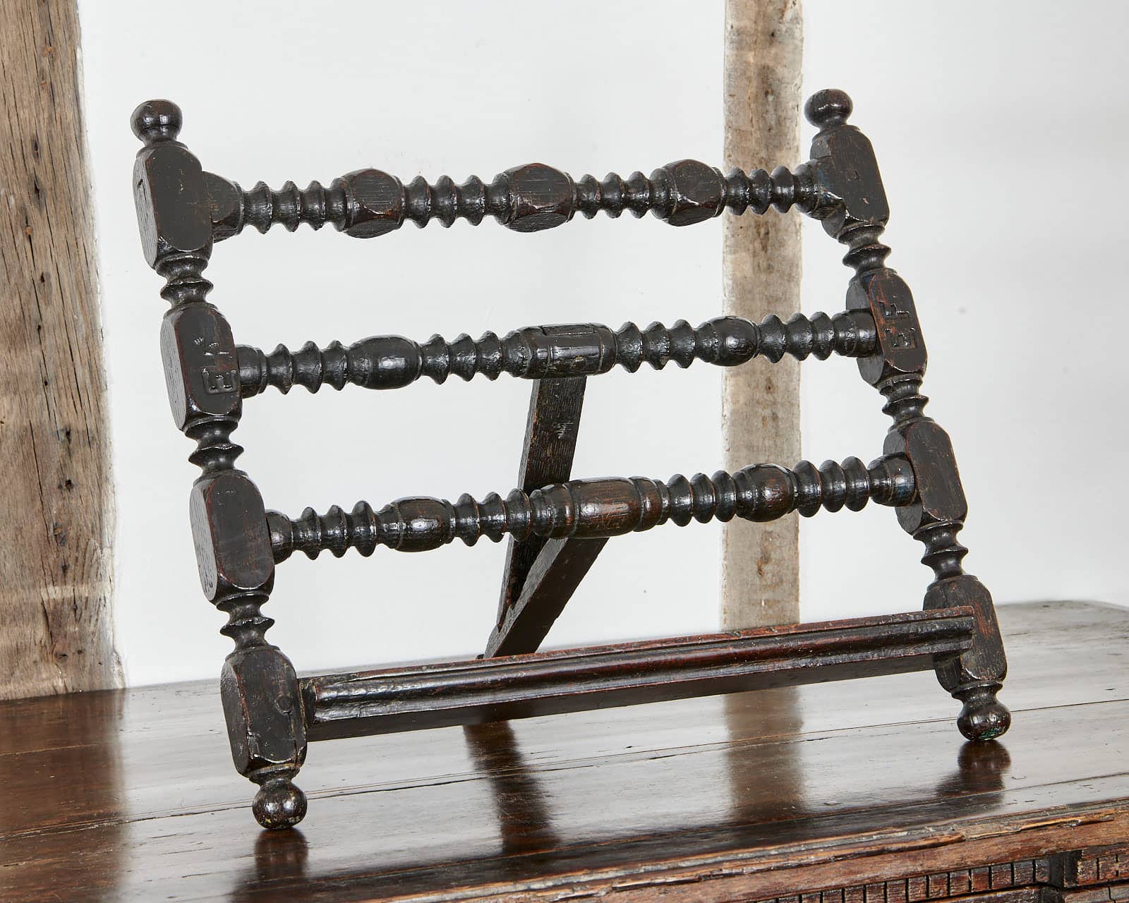 Charles II oak book rest