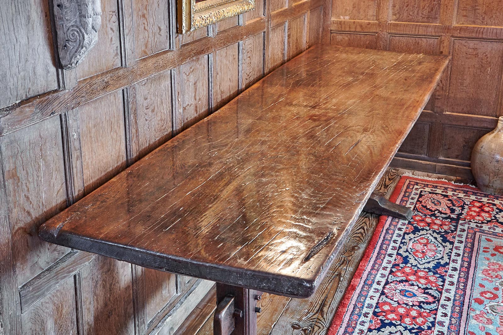 17th century joined trestle table