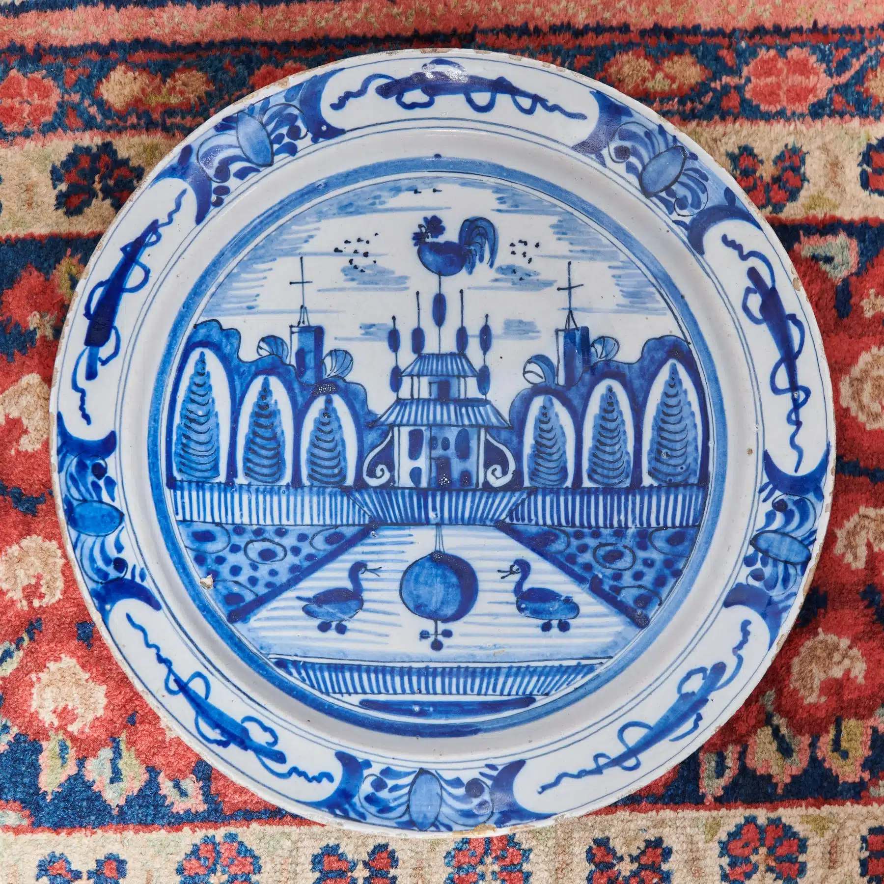 17th century Delft charger