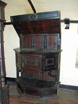 Elizabeth I inscribed cupboard